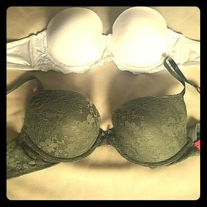 34 C Lace Wonder Bra and Xhileration Push Up Bra
